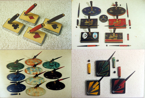 PHOTOS OF STAN PHIFFER's DESK SET COLLECTION